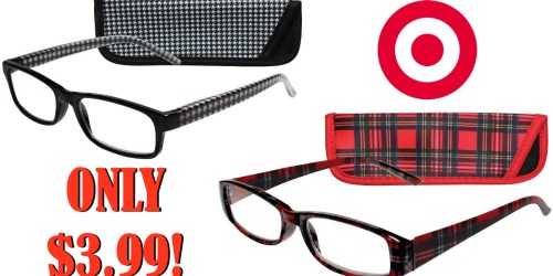 Target: Reading Glasses Only $3.99 (Reg. $9.99)