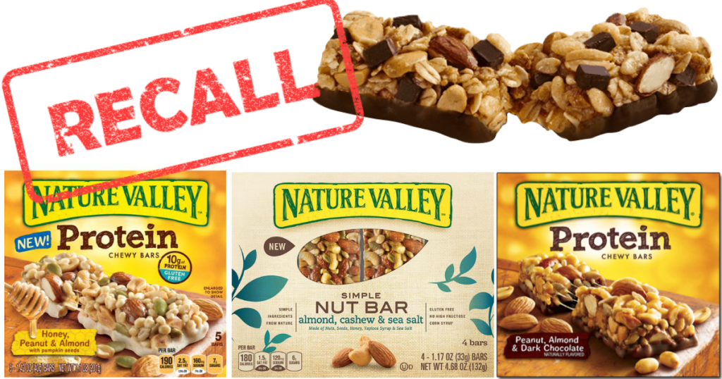 Voluntary RECALL on Select Nature Valley Bars