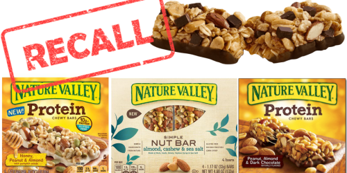 Voluntary RECALL on Select Nature Valley Bars