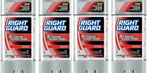 New $2/2 Right Guard Xtreme Antiperspirant & Deodorants Coupon = $1.50 Each at Walgreens
