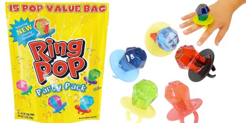 RARE $2.50/1 Ring Pop Party Pack Coupon Back Again = 15-Count Bag Only $2.98 at Target