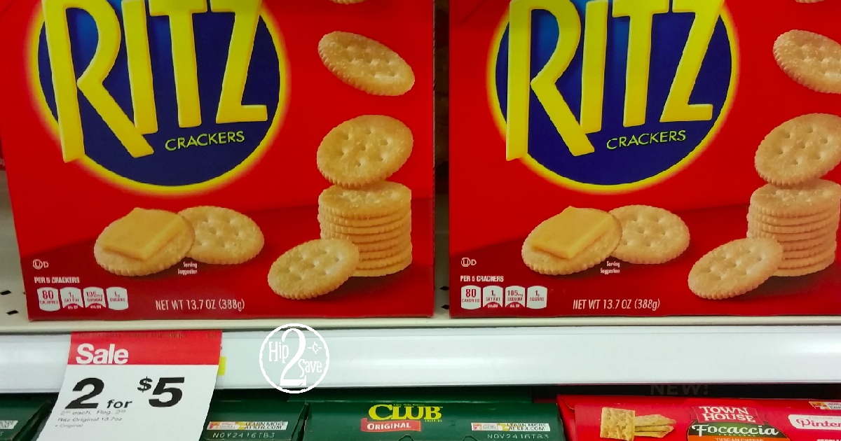 Ritz Crackers ONLY 1 Per Box at Target (Use to Make Yummy Homemade
