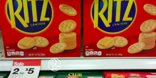 Target: Up to 40% Off Nabisco Crackers = Great Buys on Triscuits, Wheat Thins & Ritz Crackers