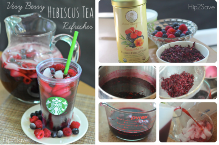 Starbuck's Hibiscus Tea Refresher recipe