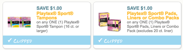 Playtex coupons