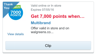 Walgreens coupon