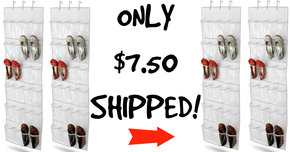 Amazon OverTheDoor Shoe Organizer Just 7.50 Shipped (Great for