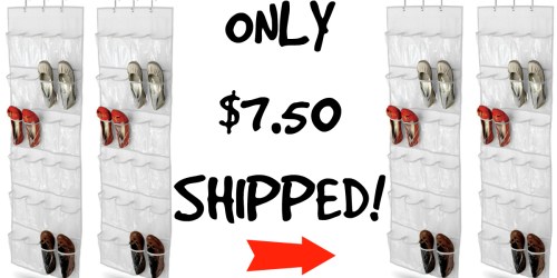 Amazon: Over-The-Door Shoe Organizer Just $7.50 Shipped (Great for Organizing Lots of Items!)