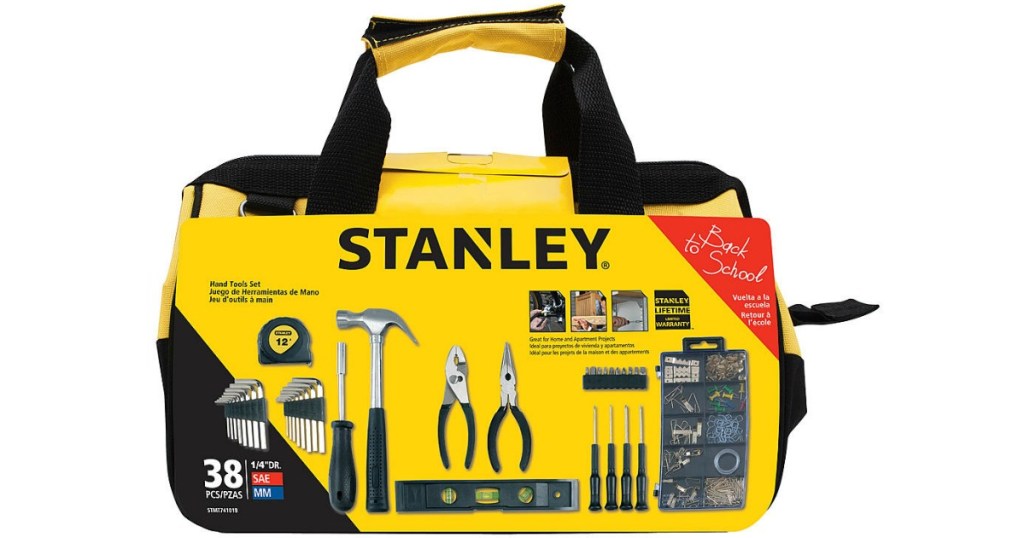 Stanley 38-Piece Homeowners Tools Set with bag