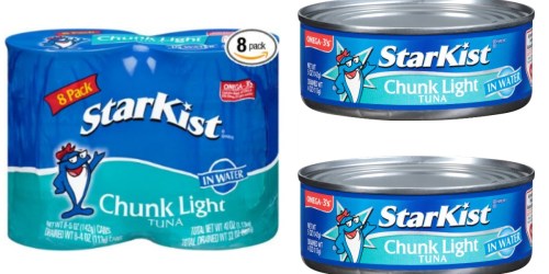 Amazon: EIGHT StarKist Chunk Light Tuna in Water Cans Only $6.43 Shipped