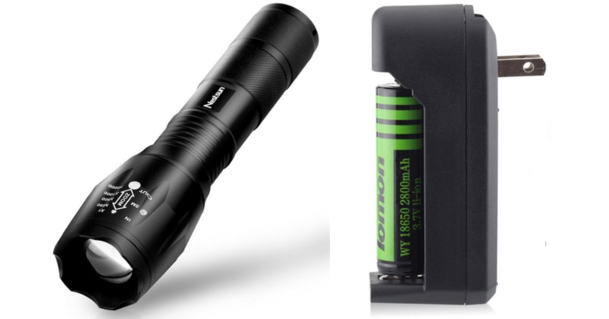 Amazon Tactical Flashlight Only 14.99