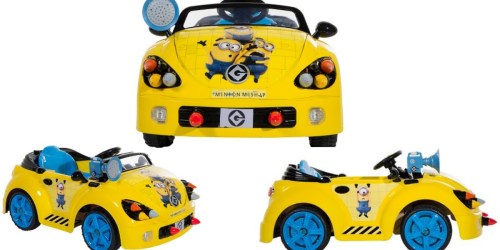 Target: Minions Battery Powered Ride-On Car ONLY $57.04 (Regularly $190.16)