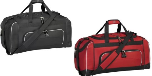 Walmart: Duffel Bag w/ Wet Shoe Pocket ONLY $9.97 (Great for the Gym)