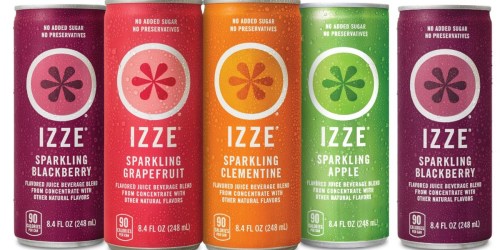 Amazon: IZZE Sparkling Juice 24-Count Pack Only $10.49 Shipped (Just 44¢ Each)