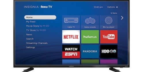 Best Buy: Insignia 48″ Smart HDTV Roku TV Only $249.99 Shipped (Regularly $379.99)