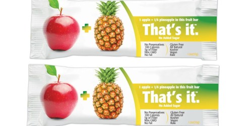 Amazon: That’s It Nutrition Bar Apple + Pineapple Only 45¢ Each Shipped