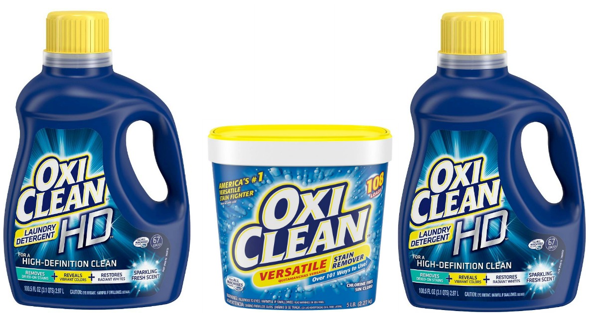 Target OxiClean Laundry Detergent 100.5 oz & Stain Remover 5lbs Only 4.66 Each (After Gift Card)