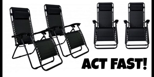 Zero Gravity Chairs Only $21.24 Each Shipped (Until 5PM PST)