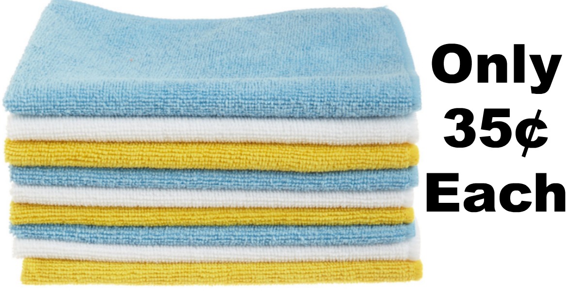 Amazon Prime Microfiber Cleaning Cloths Only 35¢ Each