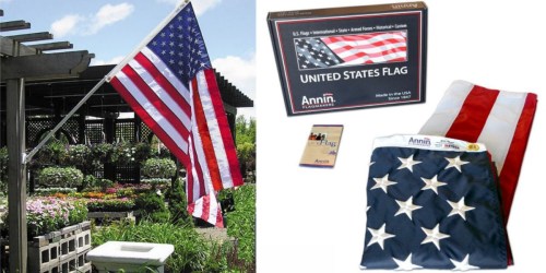 Amazon: Annin Flagmaker American Flag 3’x5′ Only $11.72 (Reg. $29.99) – High Quality