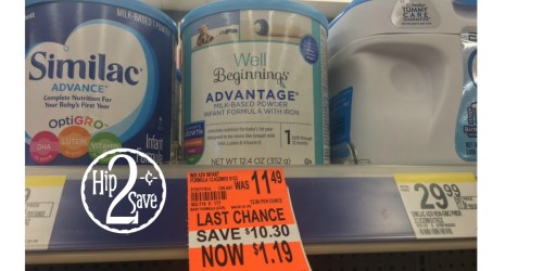 Walgreens: Well Beginnings Infant Formula Possibly Only $1.19 (Regularly $11.49)