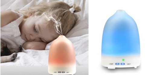 Amazon: Holan Essential Oil Diffuser w/ Cool Mist Humidifier Only $12.99 (Regularly $36.99)
