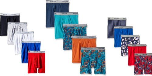 Amazon: 5 Pack of Fruit of the Loom Boys’ Boxer Briefs ONLY $5.75