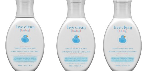 Amazon: Live Clean Baby Tearless Shampoo & Wash Only $2.90 (Regularly $7.25)