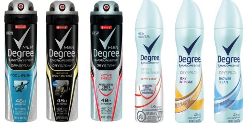 Target: Degree Dry Spray Deodorant Only $1.72 (After Gift Card) + More Deals