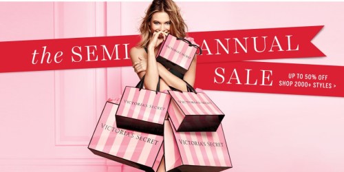 Victoria’s Secret: Semi-Annual Sale Starts Now + Free Tote for Cardholders In-Store Until 10AM