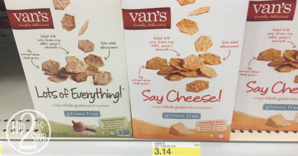 Van's crackers at Target Hip2Save