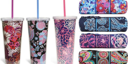 Vera Bradley: Travel Tumbler & Jewelry Case Only $7.56 Each Shipped (Reg. $18) + More