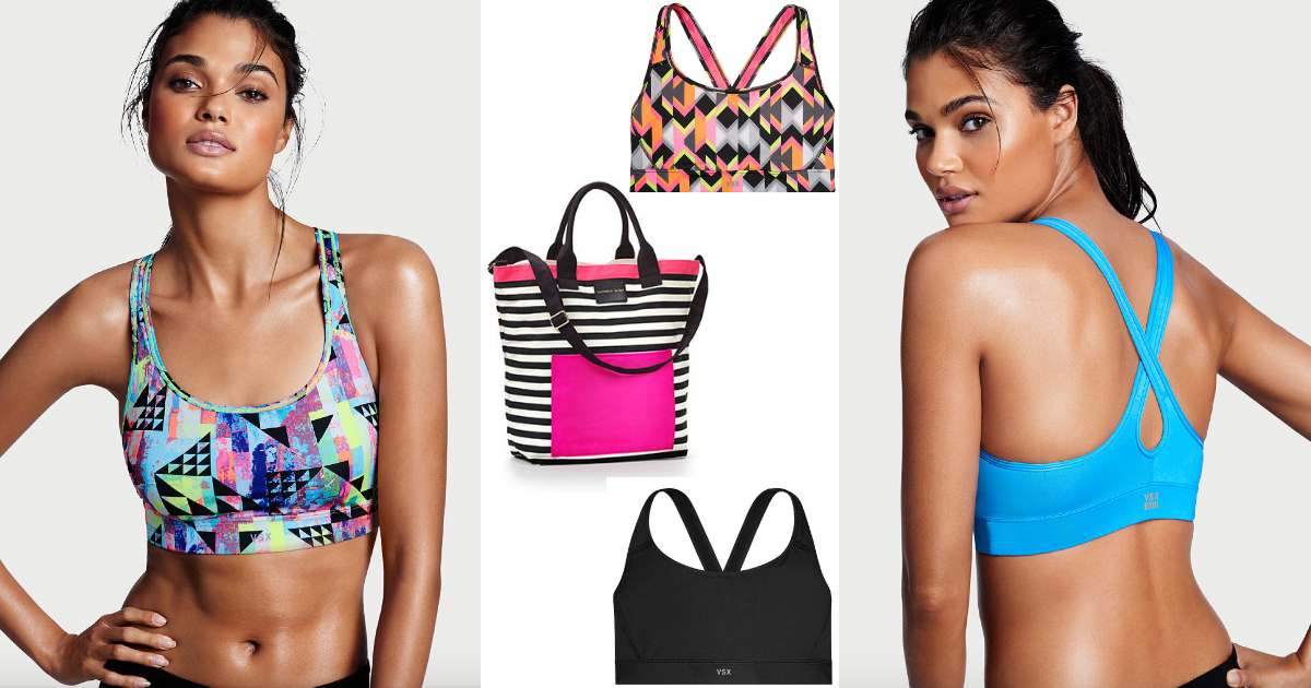 Victoria's Secret: 2 Sports Bras AND Canvas Tote Bag ($85 Value