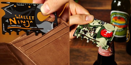 Wallet Ninja 18-in-1 Multi Tool Only $7.99 Shipped (Regularly $30)