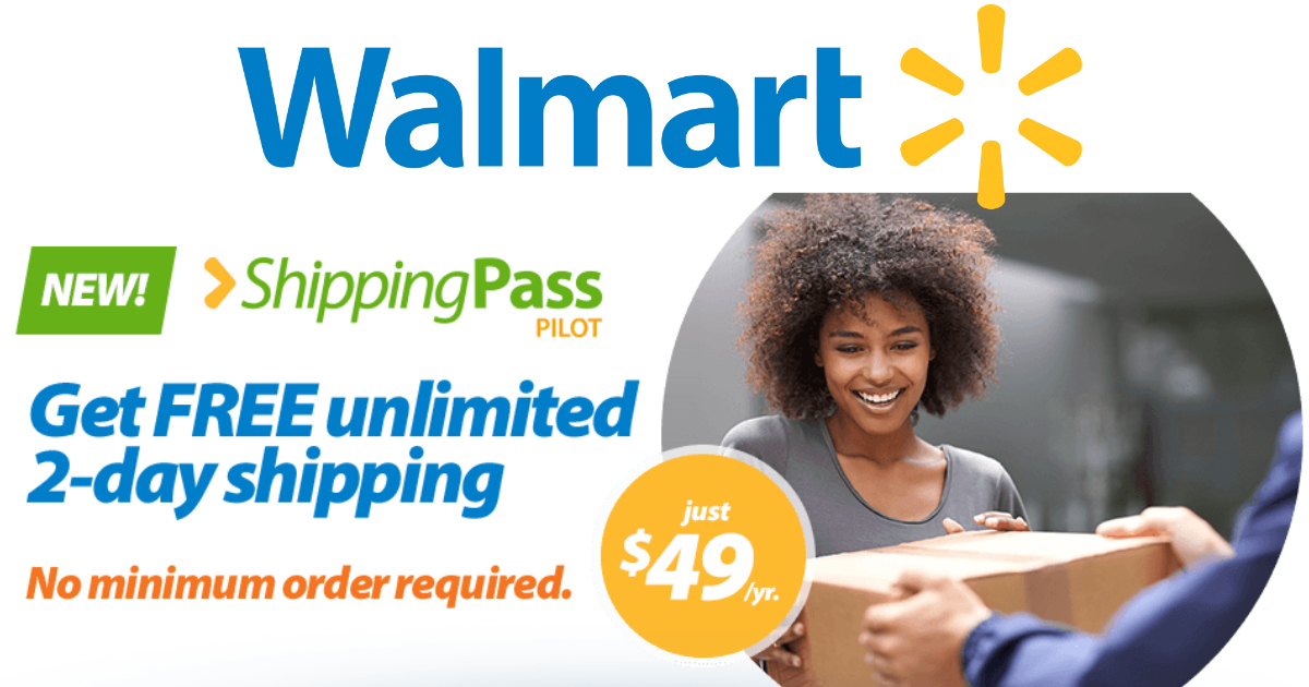 Walmart ShippingPass: Unlimited 2-Day Shipping on ANY Order for $49/Year (Select Customers)