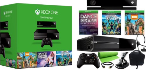 XBOX ONE Console 500GB w/ Kinect AND 3 Games Only $229 Shipped