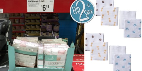 Sam’s Club Reader Deal: aden + anais 4-Pack Swaddleplus Blankets Possibly Just $6.41