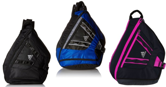 Up to 50% Off Adidas Training Apparel Adidas Sling Backpack Only $30.99 •