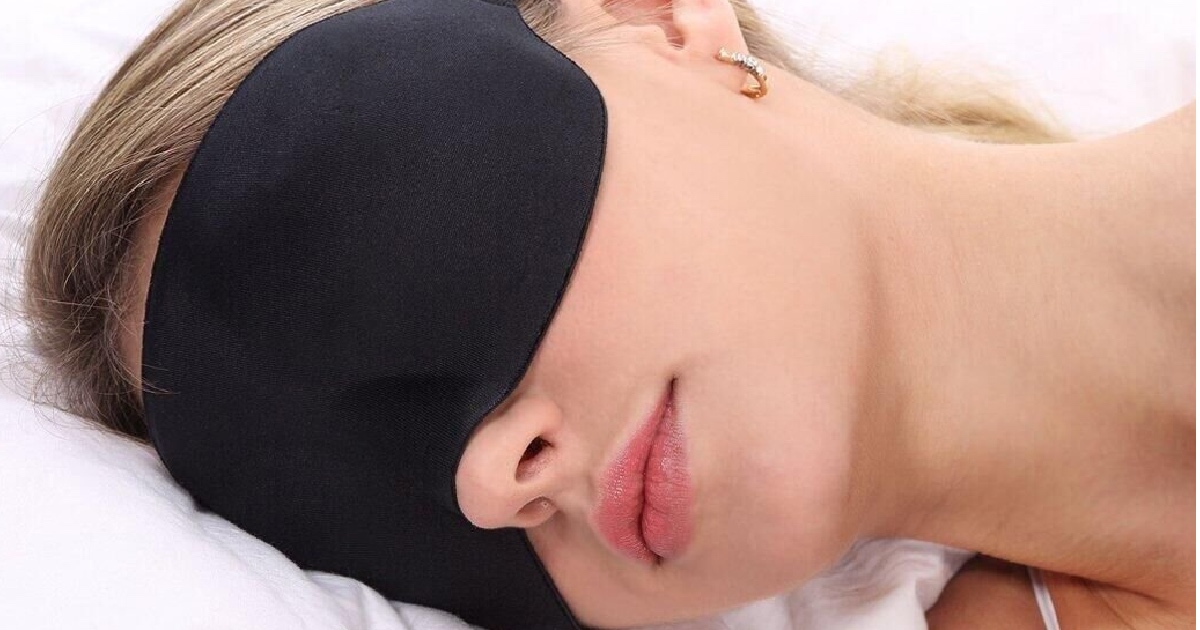 Amazon Sleep Mask with Ear Plugs Only 6.99 (Regularly 9.99)