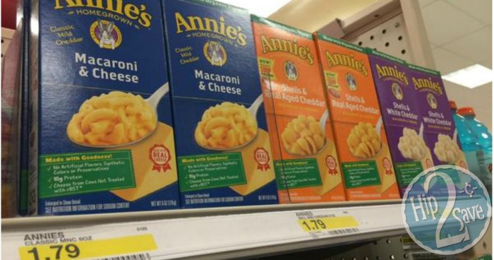 Annie's Organic Mac & Cheese at Target Hip2Save