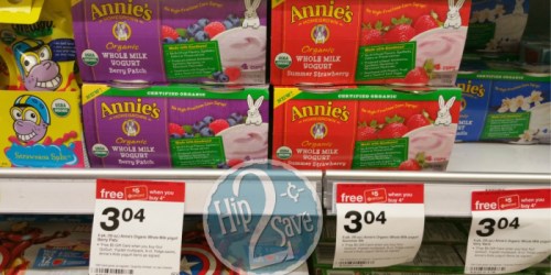 Target: Annie’s Organic Yogurt 4 Packs Only $1.29