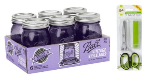 Save on Ball Mason Jars! 6 Pack of Vintage Pint Jars Only $4.24 (Regularly $12.99) & More