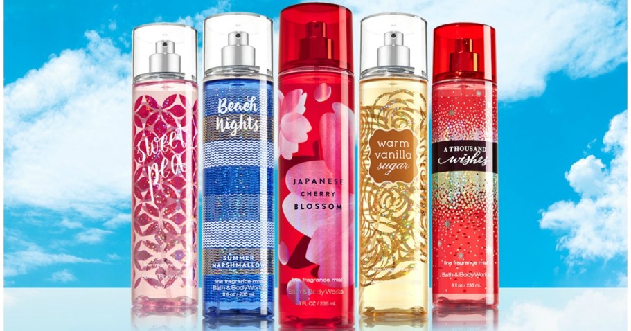 Bath & Body Works: Fine Fragrance Mists Only $5 (Regularly $14)