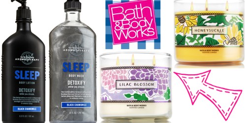 Bath & Body Works: 3-Wick Candle + Aromatherapy Product Just $15.99 Shipped (Regularly $36)