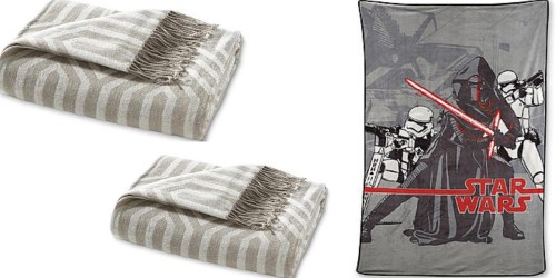Sears: Star Wars The Force Awakens Blanket Only 89¢ (Shop Your Way Members)
