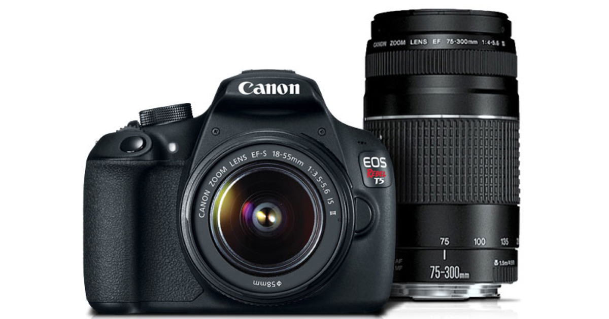 Canon.com: Refurbished EOS Rebel T5 Camera Kit Only $229.99 Shipped ...