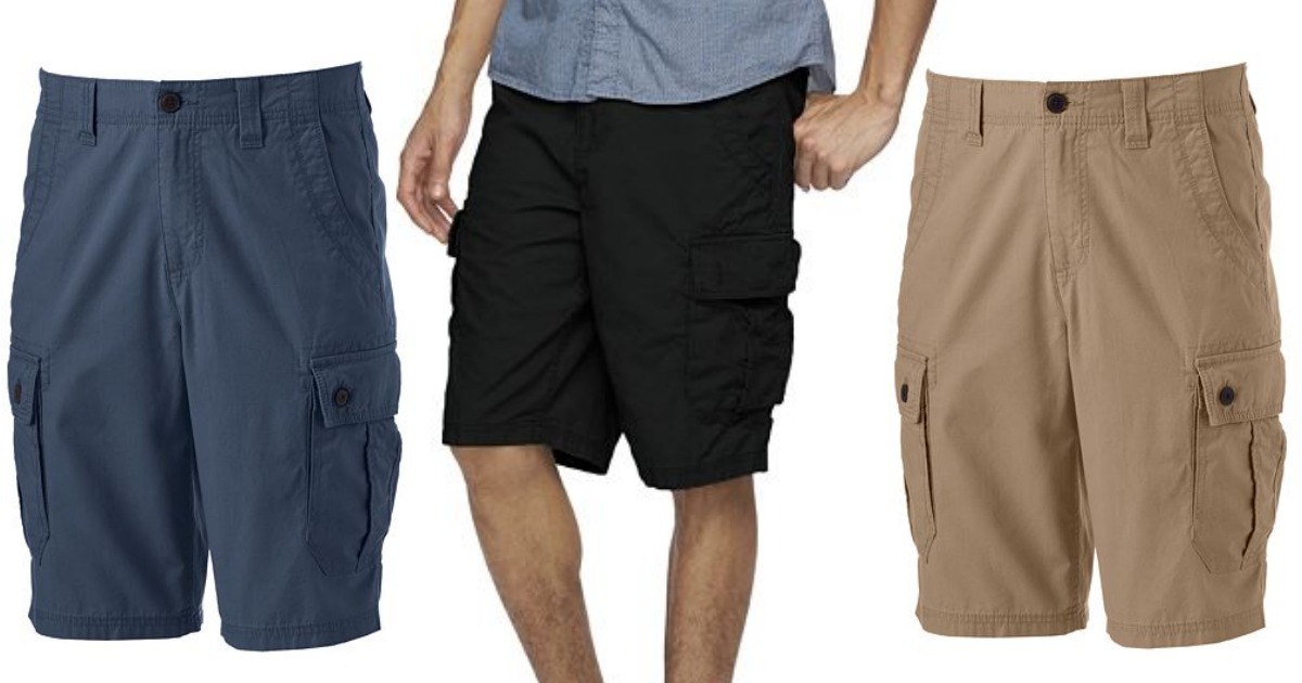 kohls men's cargo shorts