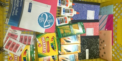 Score 21 School Supplies at Office Depot/Max for $5 (Elmer’s Glue, Crayola Markers & More)
