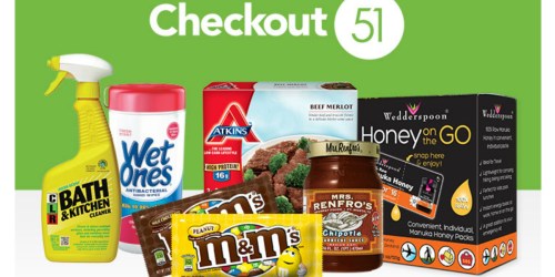 Checkout 51: New Cash Back Offers Coming 7/28 (Save on M&M’s, Atkins, Wet Ones & More)