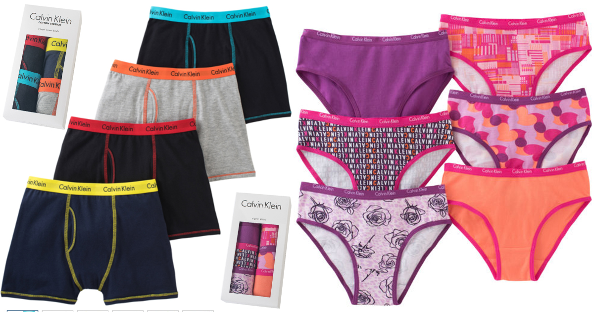 Costco Members: Calvin Klein Underwear Packs For Girls & Boys Only $  Shipped
